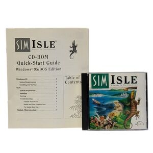 VTG 90s SimIsle Missions In The Rainforest PC Mac CD-ROM Game Maxis 1996